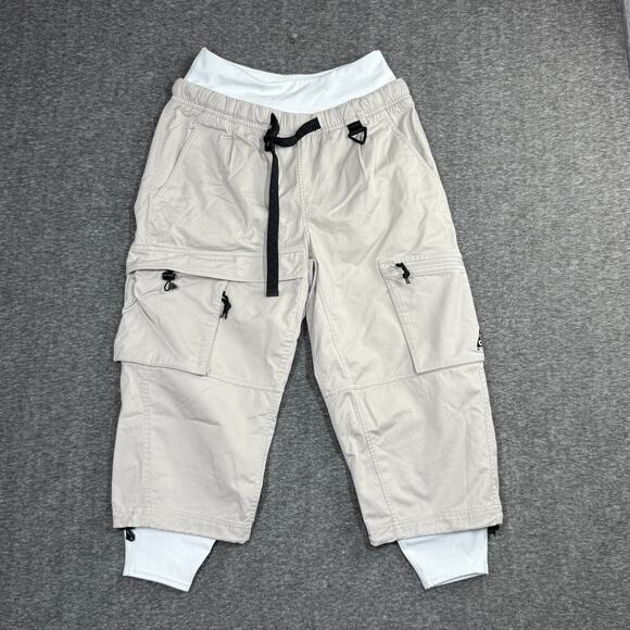 Nike ACG Pants Womens Large Woven Cargo Moon Particle BQ7301-286 Beige - Picture 1 of 7